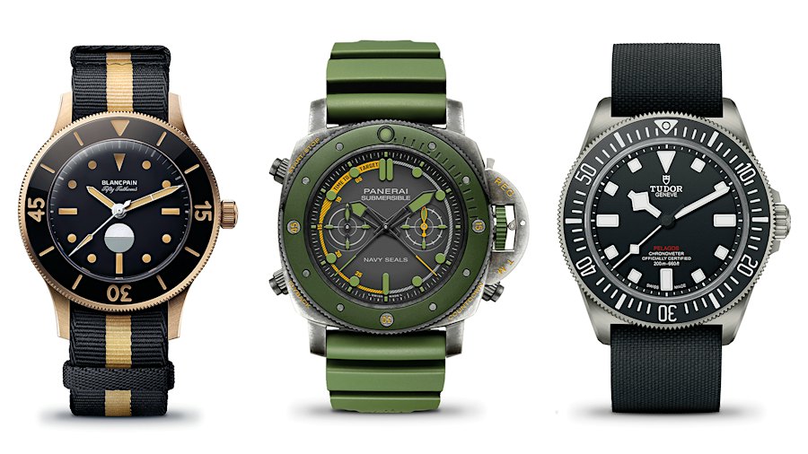 Navy-Inspired Dive Watches
